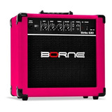 Amplificador Guitarra Borne Strike G30 Rosa 110v/220v