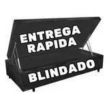 Cama Box Baú Solteiro Blindado & Super Reforçado (88x188x47)