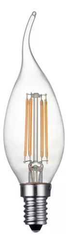 Lámpara Velita Soplada Filamento Led 4w Dimerizable E14