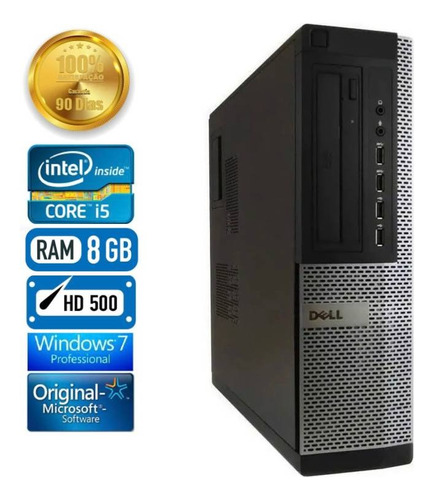 Desktop Dell Optiplex 9010 Intel Core I5 3ªg 500gb 8gb W7