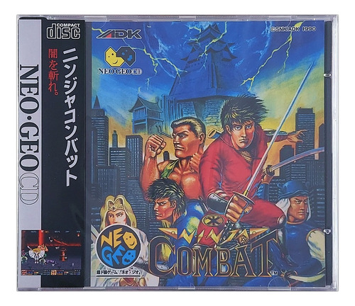 Ninja Combat Neo Geo Cd Novo Lacrado