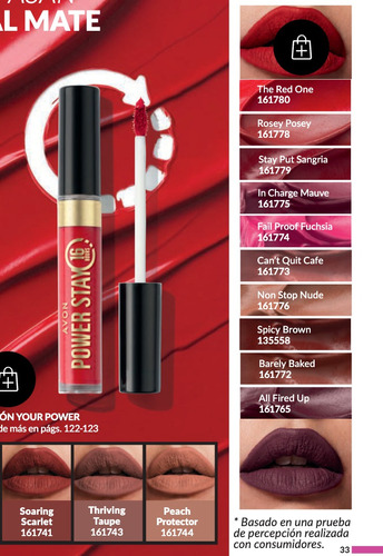 Power Stay - Labial Líquido - Avon