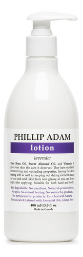 Phillip Adam Locion Corporal Para Manos Lavanda, 13.5 Oz