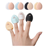Set De 5 Mini Esponja Para Maquillaje, Borla Pequeña Dedos