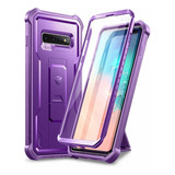 A Funda Dexnor Con Mica Y Soporte Para Samsung Galaxy S10+