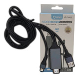 Cabo 3 Em 1 Usb Hdmi Lightning iPhone P/ Espelhamento 1080p