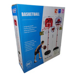 Aro De Básquetball Con Pedestal Y Balón Para Niños