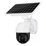 Câmera Segurança Full Hd Dome Energia Solar Wi-fi Chip 4g