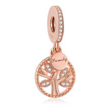 Charm Pandora Árbol De La Vida Familia Original Plata Fina 