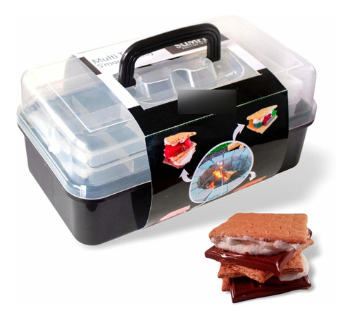 Sumpi Smores Caddy Dos Bandejas Plegables Smore Caja De Alma