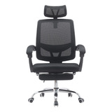 Silla Con Apoya Pie Ergonómica Cómoda Reclinable Tela Mesh