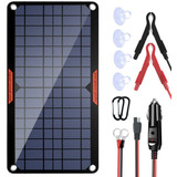Cargador De Batería De Coche Con Panel Solar De 10 W Y...