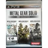Metal Gear Hd Colección Ps3 