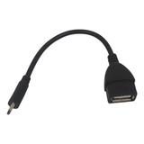 10 Piezas Cable Adaptador Otg Mini Usb V8 - Usb Hembra