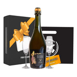 Box Personalizado Rosell Boher Brut Rose 750ml + 2 Copas