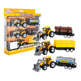 Kit Trator Fazenda Brinquedo Infantil 03pcs Toys & Toys