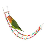 Escalera Ave Juguete Jaula Pájaro Ninfa Catita Loro 30cm.