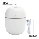 Mini Humidificador Lámpara Portátil 3 En 1