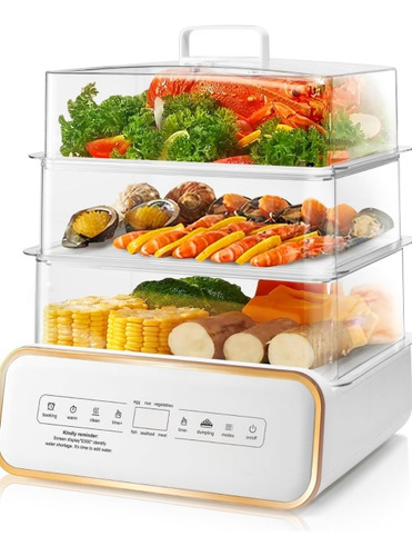 Horno Vapor Verduras Vaporera Freidora Olla Air Fryer