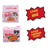 10 Ramen Buldak Samyang 5 Carbonara Pican Y 5 Rose (10 Pack)