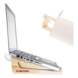 Stand Soporte Base Apoya Macbook Notebook Laptop Grabado