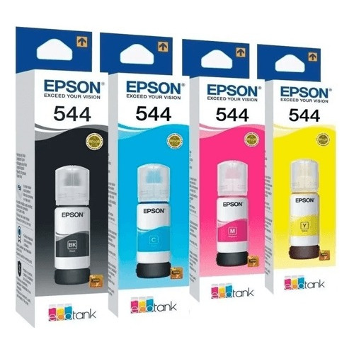 Kit Tinta Epson Original 544 4 Colores