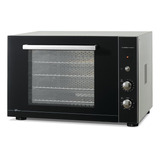 Forno De Bancada Elétrico Fischer Turbo Fast 80l Preto 220v