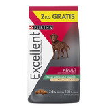 Alimento Excellent Adulto Raza Mediana Y Grande 20 Kg + 2 Kg