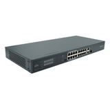 Switch Poe Unv 16 Puertos Rj45 10/100 Con Sfp