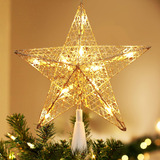 Luces Brizlabs Para Adornar El Árbol De Estrellas De Navidad