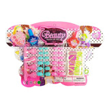 Set De Belleza Infantil Uñas Esmalte Stickers Super Cla F879