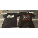 Lote 2 Remeras De Rock, 1 Importada, 1 Nacional