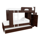 Cama Superpuesta Triple 3 Camas De Melamina Muy Resitentes