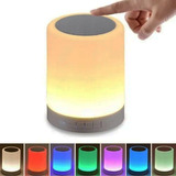 15 Lamparas De Noche Recargable Led Rgb Bocina Bluetooth 