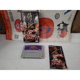 Samurai Spirits Con Caja Y Manual De Super Famicom,original.