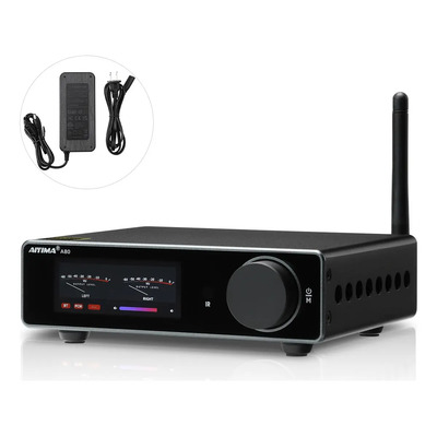 Aiyima A80tpa3255 Pffb Bluetooth Dac Stereo Power Amplifier Color Black Potencia de salida RMS 600 W | Meses sin interés