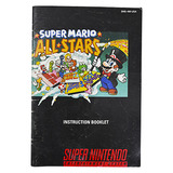 Manual Juego Super Mario All Stars Para Super Nintendo