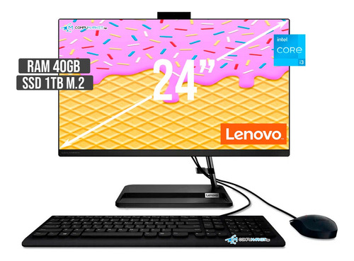 Todo En Uno Lenovo Aio Intel Core I3 1215u Ssd 1tb+ Ram 40gb