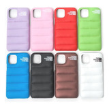 Funda Puffer Case Para iPhone 6 7 8 Plus X Xs Xr Colores