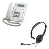 Telefono Panasonic Caller Id Ml + Vincha Operadora Panasonic