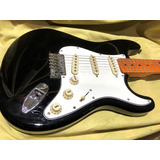 Sx Stratocaster Black - Maple Permutas