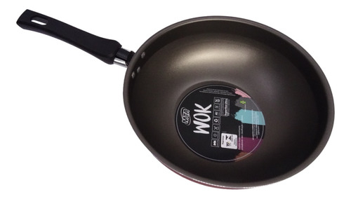 Sarten Wok Antiadherente  2,8 Litros 25cm. Home40