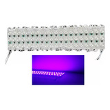 20 Pz Modulo 3 Leds Color Morado 2835 110v Ip65 Ultra Brillo