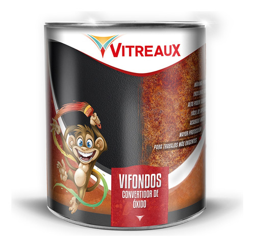 Pintura Fondo Vitreaux Convertidor De Oxido Blanco 1/2 L