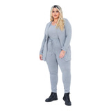 Conjunto Lanzinha Plus Size Feminino 3 Peças Lançamento