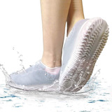 Zapatón Silicona 100% Impermeable Zapatos Lluvia