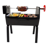 Asador Y Rostizador De Carbón Expert Grill De Motor Importa Color Negro