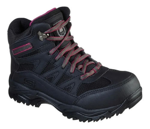 Bota Skechers Pomeria 108002/bkpr Color Negro Original!