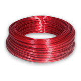 Fio Som Audio 50 Metros 100% Cobre 1,5mm Vermelho Preto 2x14