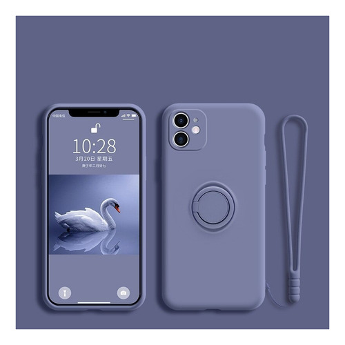 Funda De Teléfono De Silicona Líquida Original Para Samsung